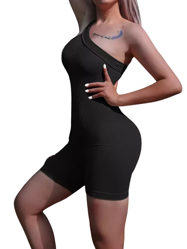 Barboteuse de Yoga Femme - Combinaison Une Pièce Bretelles Spaghetti