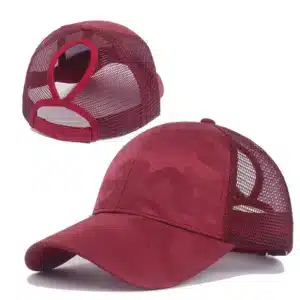 Casquette spéciale chignon 