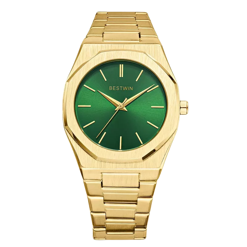 Montre Homme Haut de Gamme – Cadran 41 mm et Verre Trempé – Résistance à l’Eau 30 ATM V