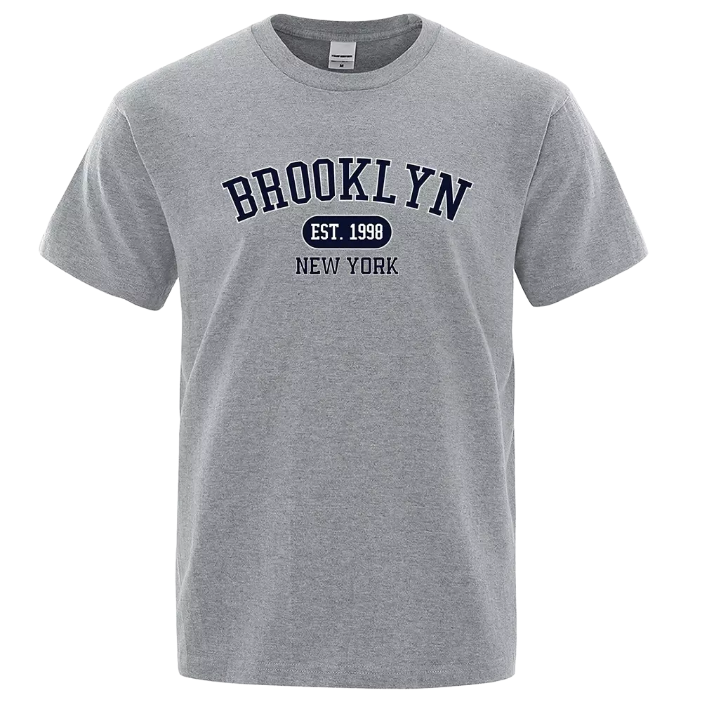 T-shirt Brooklyn Est. – Style New York à Lettres – Unisexe 1